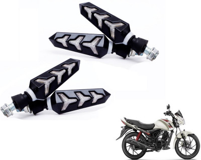MOCKHE Front, Rear LED Indicator Light for Suzuki Sling Shot Plus(Yellow, Blue)