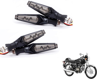 MOCKHE Front, Rear LED Indicator Light for Hero Splendor pro classic(Yellow, Red)
