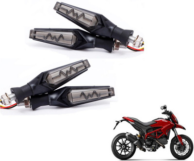 MOCKHE Front, Rear LED Indicator Light for Universal For Bike(Yellow, Red)