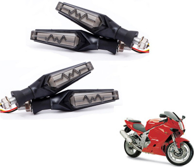 MOCKHE Front, Rear LED Indicator Light for Hyosung GT650R(Yellow, Red)