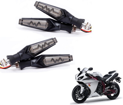 MOCKHE Front, Rear LED Indicator Light for Yamaha R1(Yellow, Red)