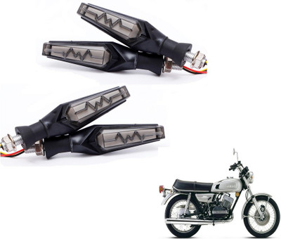 MOCKHE Front, Rear LED Indicator Light for Yamaha RD 350(Yellow, Red)