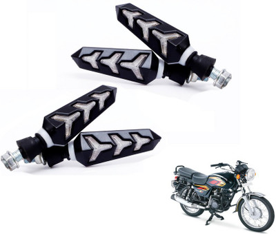 AUTYLE Front, Rear LED Indicator Light for TVS Max 4R(Yellow, Blue)