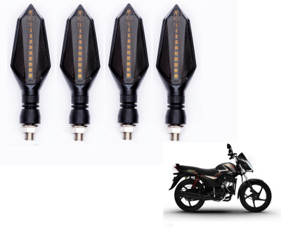 MOCKHE Front, Rear LED Indicator Light for Mahindra Pantero(Yellow, Blue)