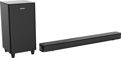 PHILIPS HTL8162/94 with HDMI Arc 160 W Bluetooth Soundbar(Black, 2.1 Channel)