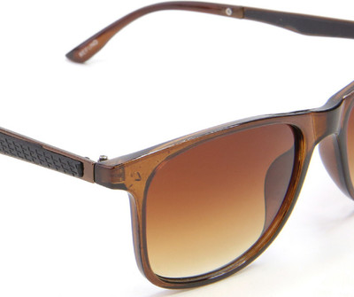 Sunnies Rectangular Sunglasses(For Men & Women, Brown)
