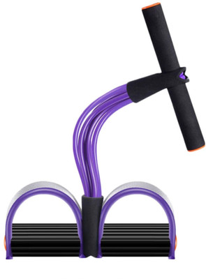 Fitaza Fitness Resistance Bands 4 Resistance Elastic Pull Ropes Exerciser Ab Exerciser(Multicolor)