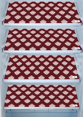 E-Retailer Fridge Mat(Width: 44 cm, Maroon)