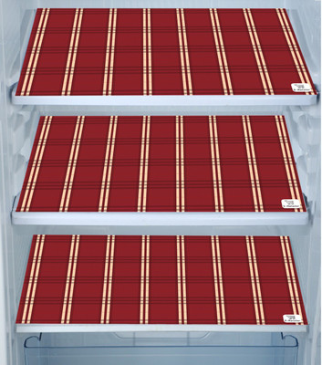 E-Retailer Fridge Mat(Width: 44 cm, Red)