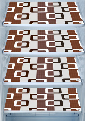 E-Retailer Fridge Mat(Width: 44 cm, Brown)