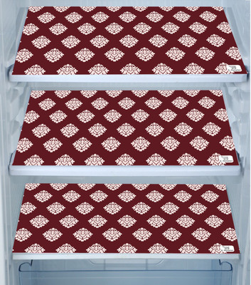 E-Retailer Fridge Mat(Width: 29 cm, Maroon)