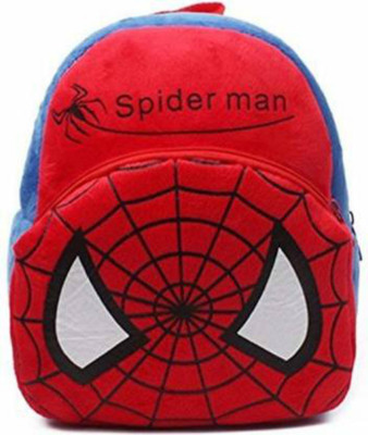 AMANVANI Kids Soft Spiderman Plush Backpack For Small Kids Nursery Bag (Age 2 To 6 Years) 10 L Backpack(Multicolor)