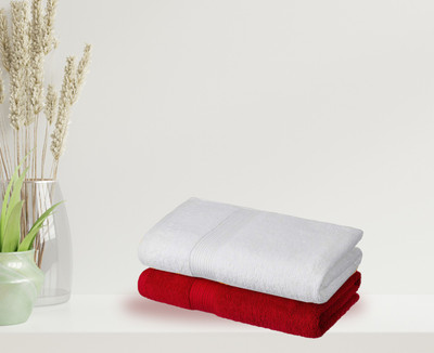 KRAZE Terry Cotton 380 GSM Bath Towel Set(Pack of 2)
