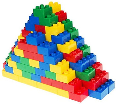 BOZICA Building Blocks Learning Educational LEGO DESIGN Toy Set For Kids Puzzle Assembling Unbreakable 100 Pcs Building Block Toy Set(Multicolor)