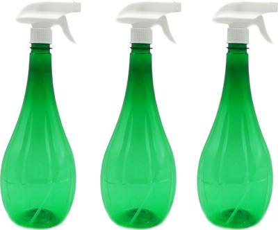 HARSH PET 1000 ml Plastic Spray Bottle(Pack of 3, Green)
