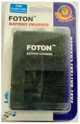 FOTON POWER DU21 / VBG6 Fast Battery Charger for Panasonic CGA-DU21 and NV-GS40 GS44 GS47 GS50 GS55 GS57 GS58 Camera Battery Charger(Black)