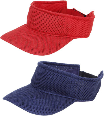 ZACHARIAS Solid Visor Cap Cap(Pack of 2)
