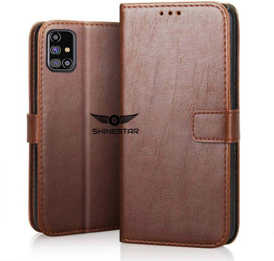 SHINESTAR. Back Cover for Samsung Galaxy M51(Brown, Pack of: 1)