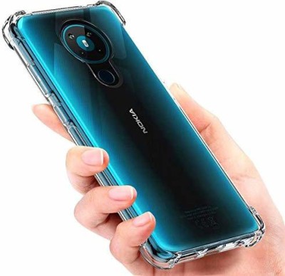 GLOBALCASE Bumper Case for NOKIA 5.3(Transparent, Grip Case, Silicon, Pack of: 1)