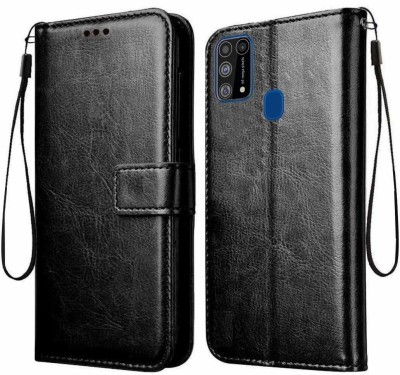 Coverage Flip Cover for Samsung Galaxy M31 / M30S / M21(Black, Dual Protection, Pack of: 1)