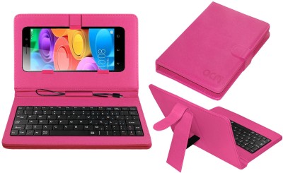 ACM Keyboard Case for Honor 4X(Pink, Cases with Holder, Pack of: 1)