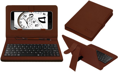 ACM Keyboard Case for Celkon Millennia Epic Q550(Brown, Cases with Holder, Pack of: 1)