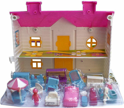 SNM97 funny house play set doll house set for kids (Multi color)(Multicolor)