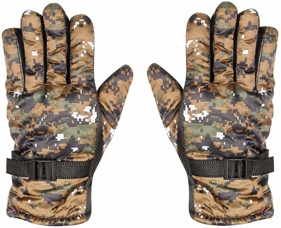 KIRTI Printed Winter Men Gloves