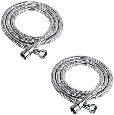 Acetap Stainlees Steel 304 Flexible Shower Tube Pipe 1 Meter ( Pack of 2 Pices ) Stainlees Steel 304 Flexible Shower Tube Pipe 1 Meter ( Pack of 2 Pices ) Hose Pipe(100 cm)