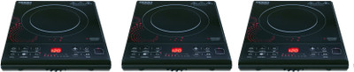 Usha IC3616 PACK OF 3 Induction Cooktop  (Black, Touch Panel)