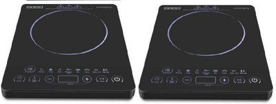 Usha IC 3820 PACK OF 2 Induction Cooktop  (Black, Touch Panel)