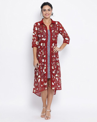 LELA 3/4th Sleeve Embroidered Women Jacket