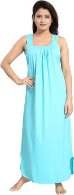 elixum Women Nighty(Blue)