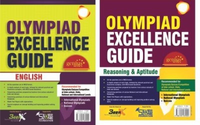 Olympiad Guide Books Set Of English (IOEL) & Reasoning & Aptitude (IRAO) Class 10(Text Book, Silver Zone)