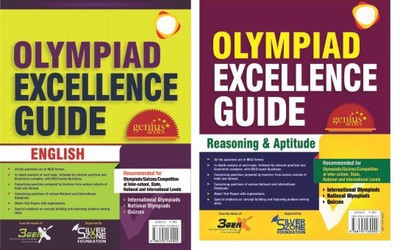 Olympiad Guide Books Set Of English (IOEL) & Reasoning & Aptitude (IRAO) Class 9(Text Book, Silver Zone)