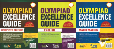 Olympiad Guide Books Set Of Mathematics (IOM) English (IOEL) Computer Science (Informatics) (IIO) Class 8(Text Book, Silver Zone)