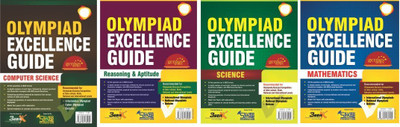 Olympiad Guide Books Set Of Mathematics (IOM) Science (IOS) Computer Science (Informatics) (IIO) Reasoning & Aptitude (IRAO) Class 8(Text Book, Silver Zone)