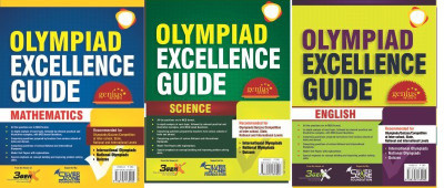 Olympiad Guide Books Set Of Mathematics (IOM) Science (IOS) English (IOEL) Class 1(Text Book, Silver Zone)