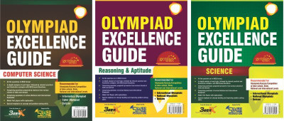Olympiad Guide Books Set Of Science (IOS) Computer Science (Informatics) (IIO) Reasoning & Aptitude (IRAO) Class 3(Text Book, Silver Zone)