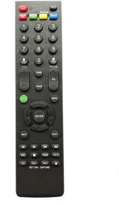 LipiWorld LCD LED Smart HD TV Remote Control Kodak Remote Controller(Black)