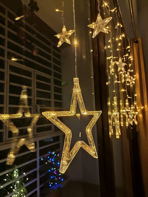 VibeX 138 LEDs 4.04 m Transparent Flickering, Steady Star Rice Lights(Pack of 1)