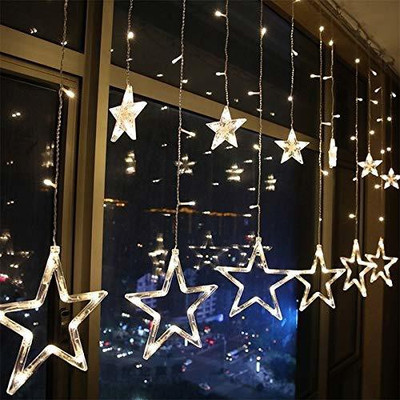 WunderVoX 138 LEDs 2.7 m Transparent Steady, Flickering Star Rice Lights(Pack of 1)