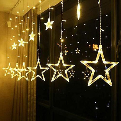 VibeX 138 LEDs 4.04 m Multicolor Flickering Star Rice Lights(Pack of 1)