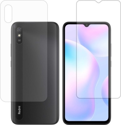 DESIBUZZ Front and Back Screen Guard for Redmi 9i, Xiaomi Redmi 9A(Pack of 2)