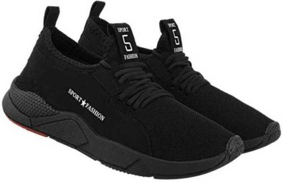 TeeAn MEN RUNNING SHOES Training & Gym Shoes For Men(Black)