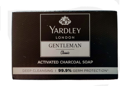 Yardley London Gentleman Classic Activated Charcoal Soap 100 gmeach,pack of 5(5 x 100 g)