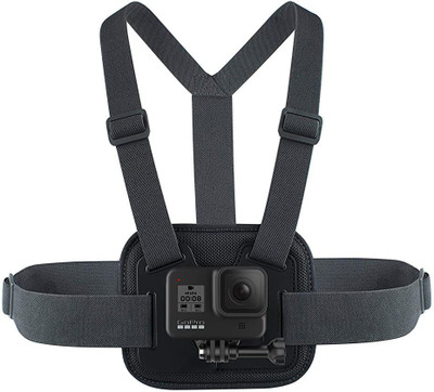 Stela GoPro Adjustable Chest Strap Mount Body Belt Harness For Gopro Hero, SJCAM, Yi & Other Action Cameras Strap(Black)