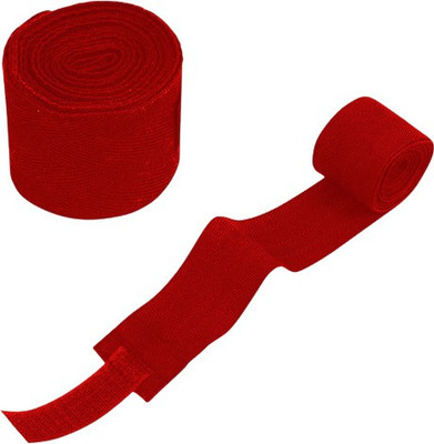 HARHIM 2.5 M Cotton Bandage Boxing Wrist Bandage Hand Wrap Wrist Support (1 Pair) Wrist Support(Red)