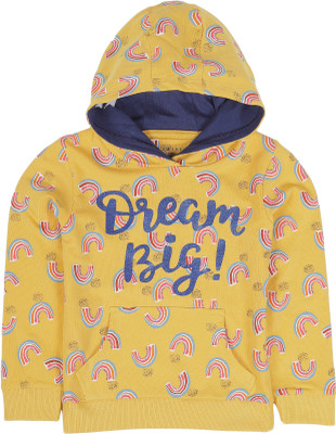 Plum Tree Full Sleeve Printed Girls Sweatshirt