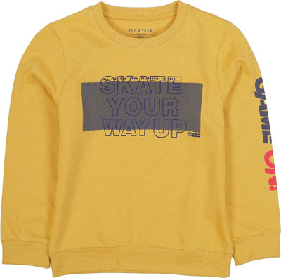 Plum Tree Full Sleeve Printed Boys Sweatshirt